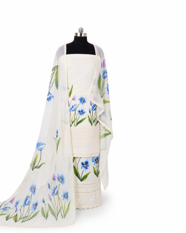 Ivory Blue Meadow