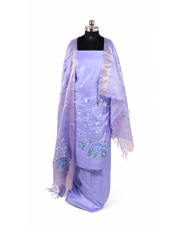 Lavender Garden Tussar
